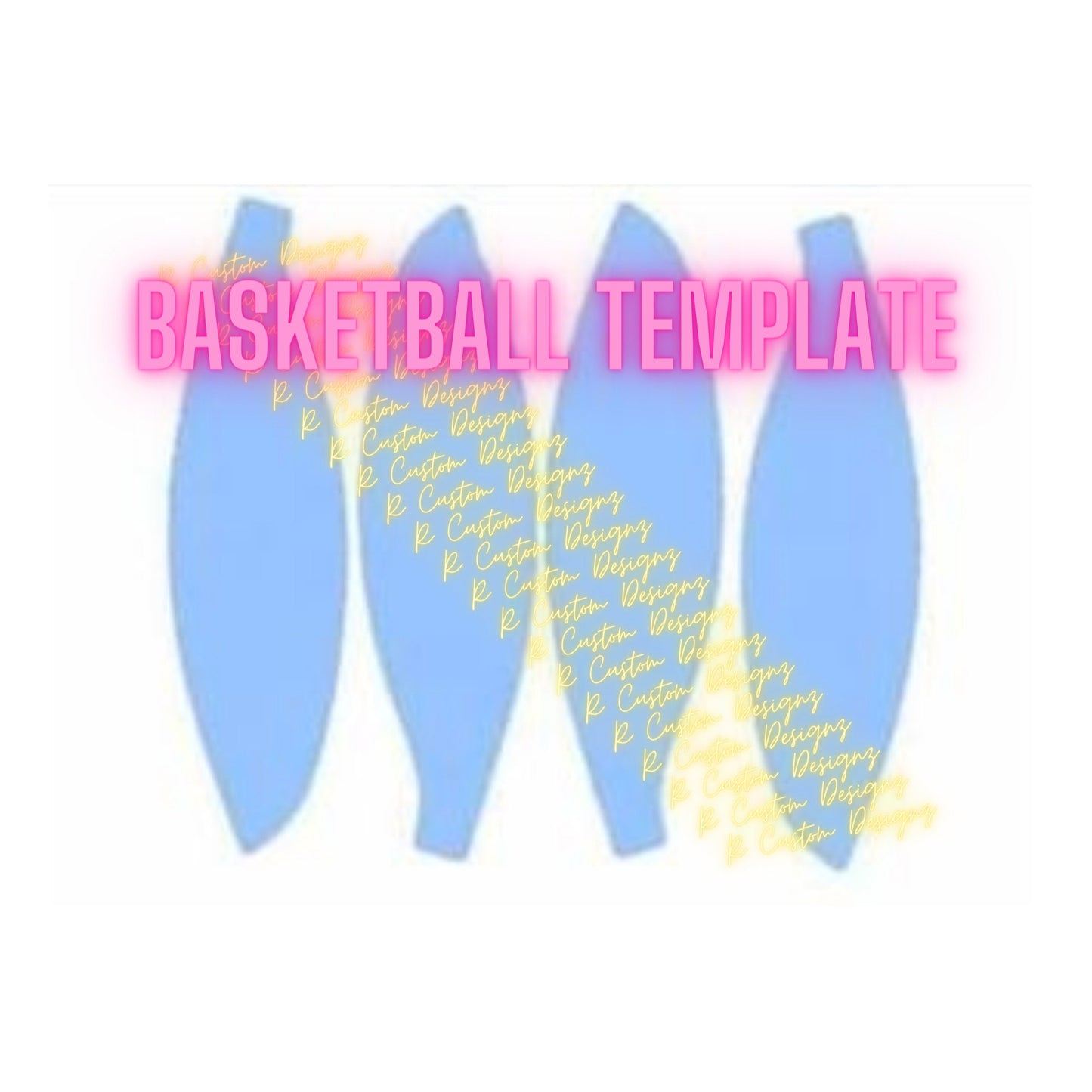 Basketball Template | Custom Basketball Template | Photo Basketball | Sports Ball Template | Ball Wrap | Personalized Basketball Template
