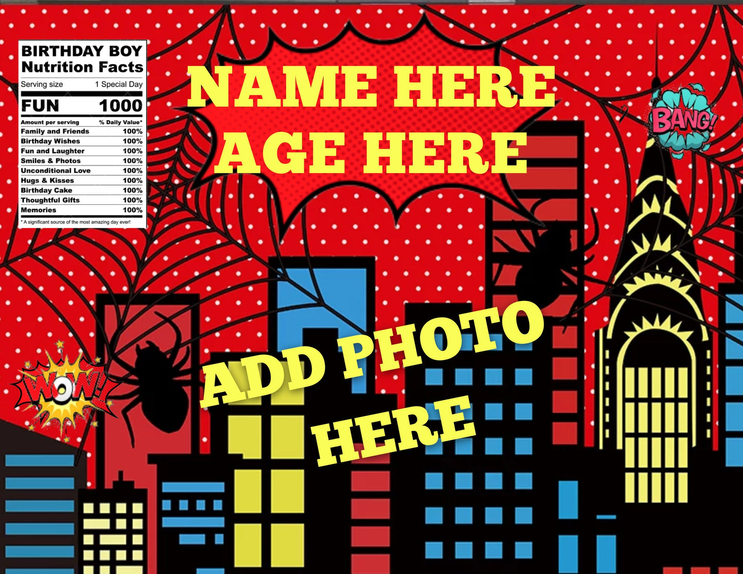 Party Favors | Party | Custom Party Favors | Chip Bags | Water Bottle Labels | Party Bags | Labels | Bag Wrap | Custom Party Favors | Treats