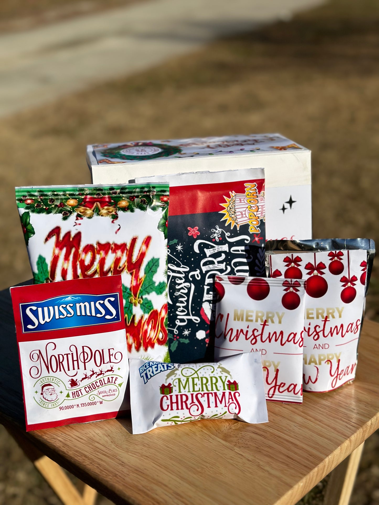 Christmas Box - Christmas Eve Box - Christmas Treat - Secret Santa - Gift box - Holiday - Holiday Box - Personalized Box - Adult Gift - Box