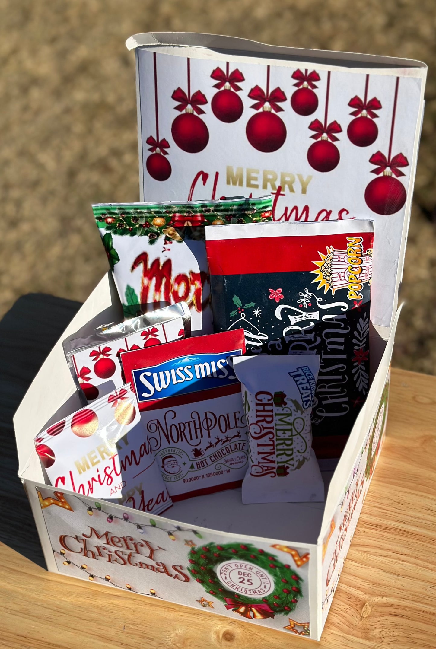 Christmas Box - Christmas Eve Box - Christmas Treat - Secret Santa - Gift box - Holiday - Holiday Box - Personalized Box - Adult Gift - Box