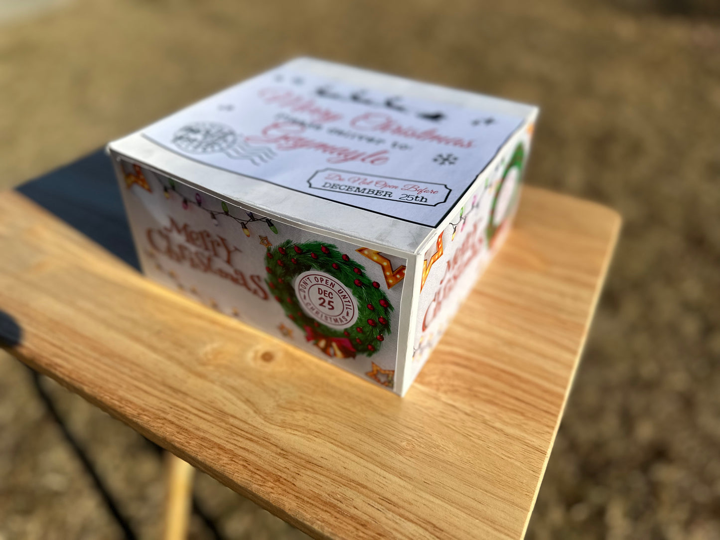 Christmas Box - Christmas Eve Box - Christmas Treat - Secret Santa - Gift box - Holiday - Holiday Box - Personalized Box - Adult Gift - Box