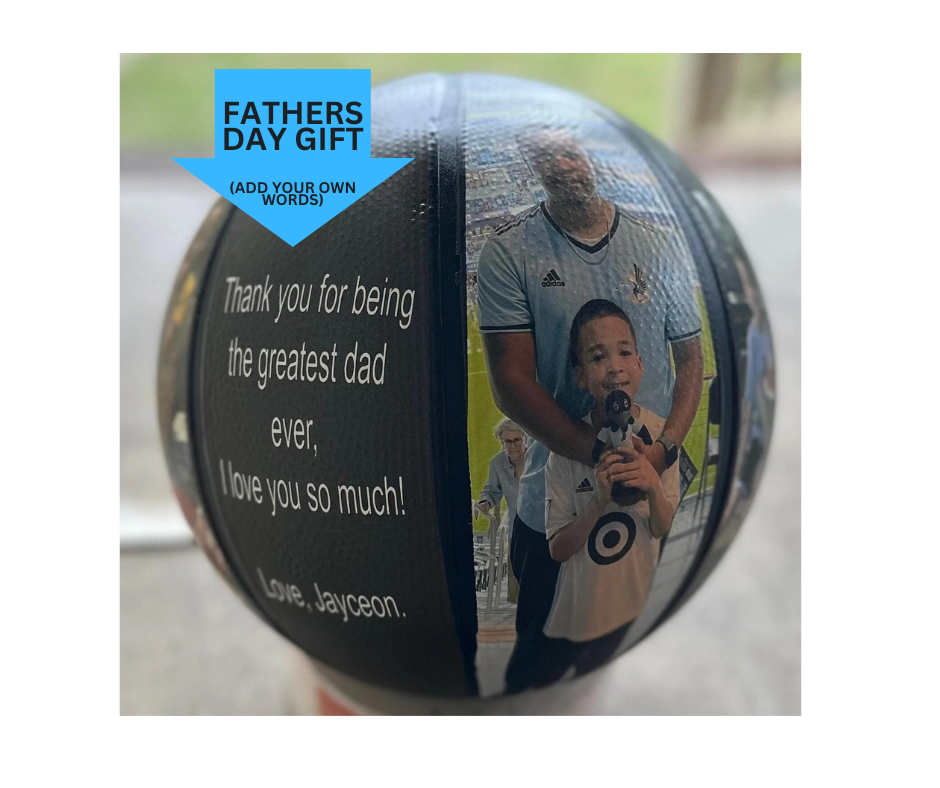 Fathers Gift | Basketball | Dad Basketball | Fathers Sports Gift | Picture Basketball | Basketball Gift | Gift for Dad | Sports Dad | Sports