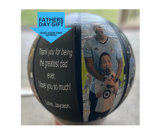 Fathers Gift | Basketball | Dad Basketball | Fathers Sports Gift | Picture Basketball | Basketball Gift | Gift for Dad | Sports Dad | Sports