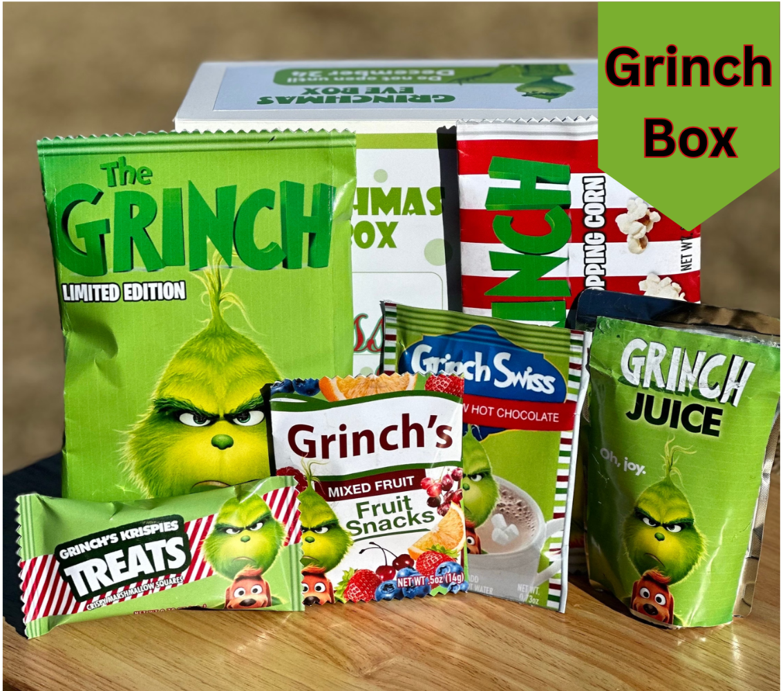 Grinchmas Eve Box - Christmas Box - Christmas Treat - Grinch - Secret Santa - Gift - Holiday - Holiday Box - Christmas Box - Grinchmas Box