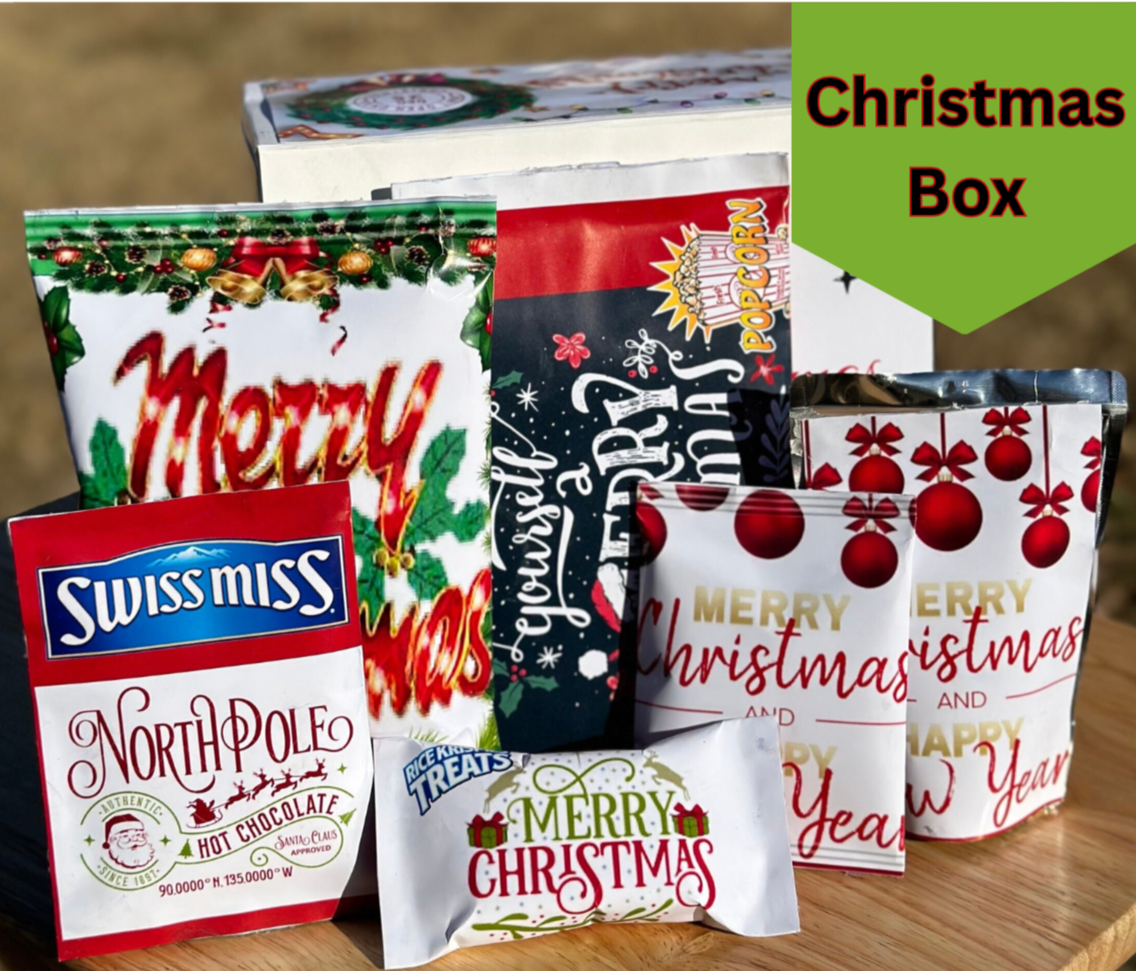 Christmas Box - Christmas Eve Box - Christmas Treat - Secret Santa - Gift box - Holiday - Holiday Box - Personalized Box - Adult Gift - Box