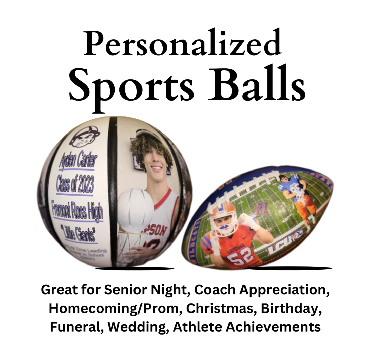 Custom Sports Balls with Personalization