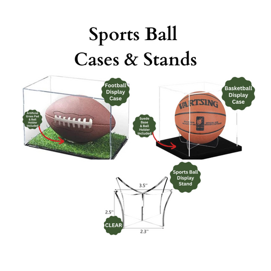 Premium Ball Cases and Stands | Display Your Sports Memorabilia in Style