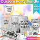 Custom Party Favors for Kids and Adults | Birthday Favor Bags | Party Favor Templates