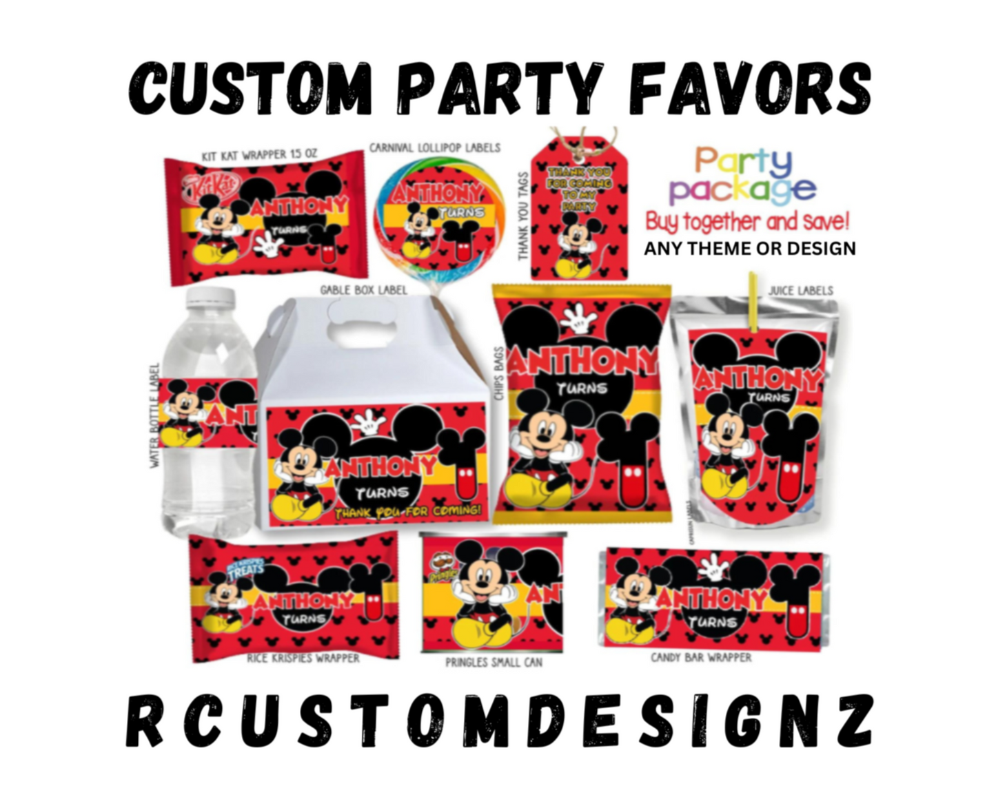 Custom Party Favors for Every Occasion | Personalized Gifts & More