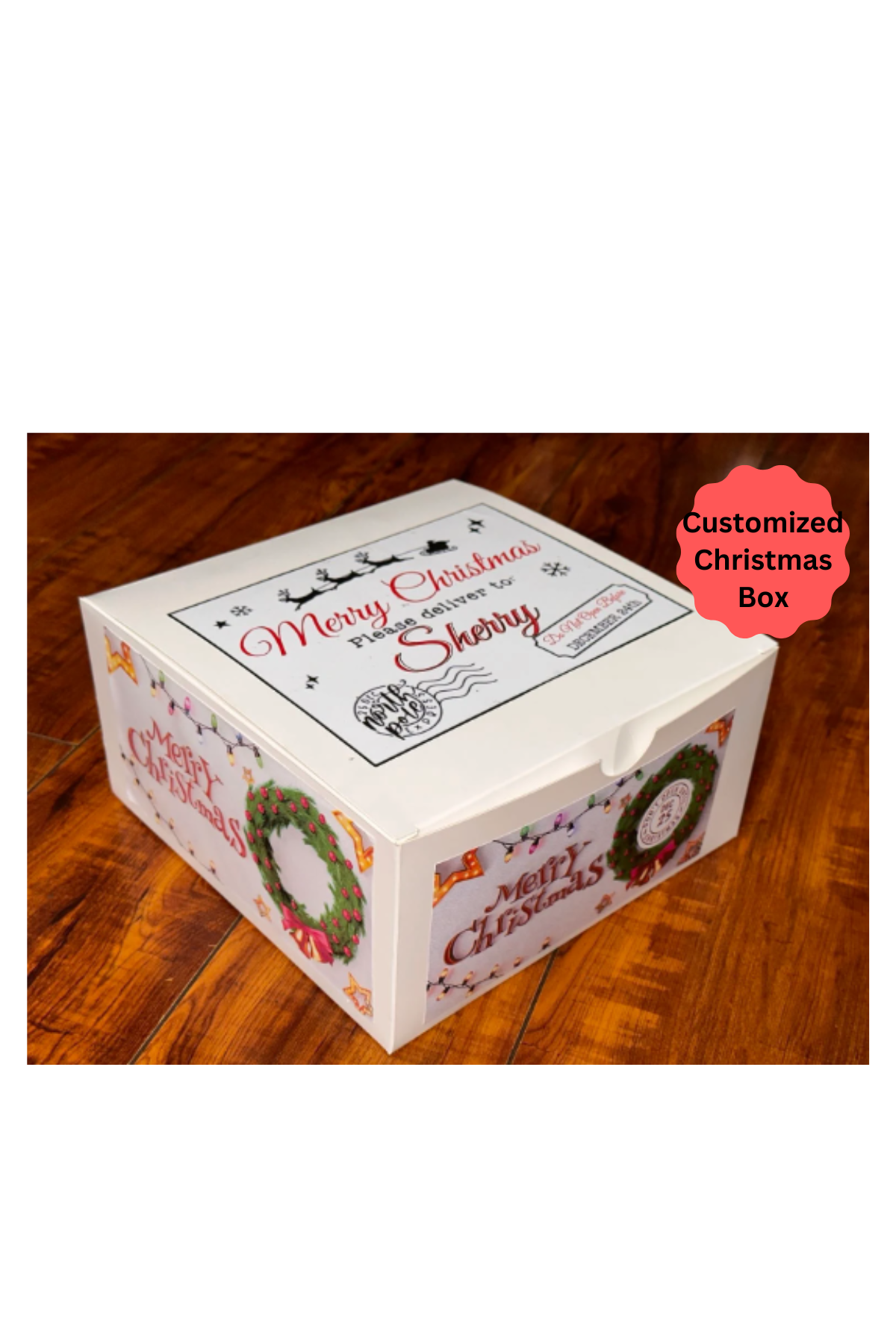 Christmas Box - Christmas Eve Box - Christmas Treat - Secret Santa - Gift box - Holiday - Holiday Box - Personalized Box - Adult Gift - Box