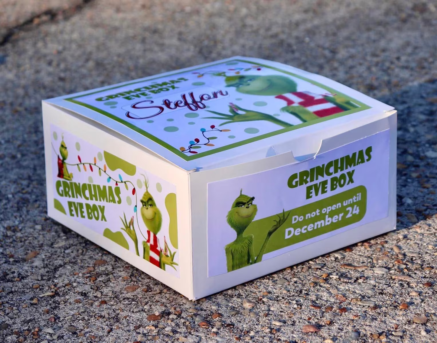 Grinchmas Eve Box - Christmas Box - Christmas Treat - Grinch - Secret Santa - Gift - Holiday - Holiday Box - Christmas Box - Grinchmas Box