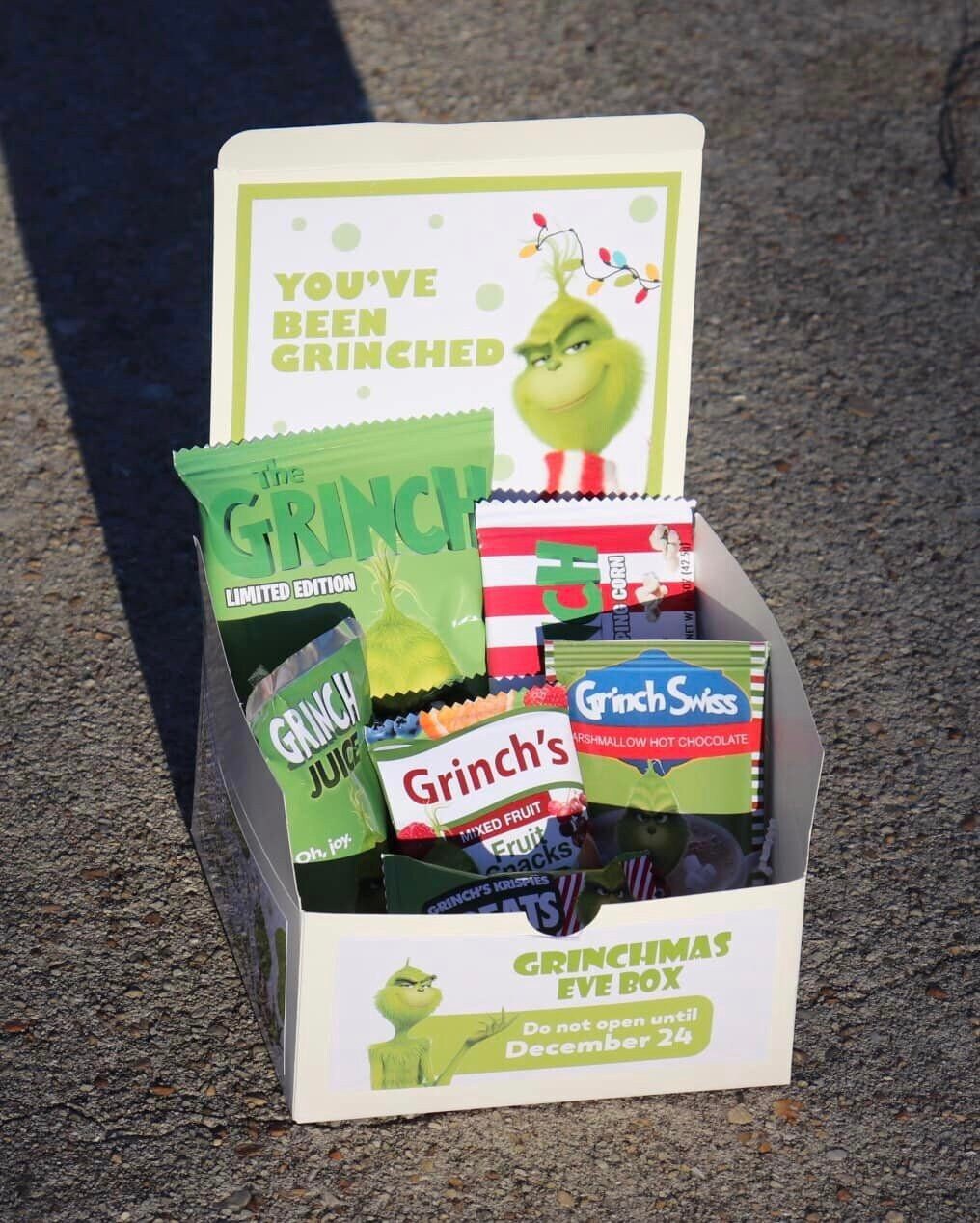 Grinchmas Eve Box - Christmas Box - Christmas Treat - Grinch - Secret Santa - Gift - Holiday - Holiday Box - Christmas Box - Grinchmas Box