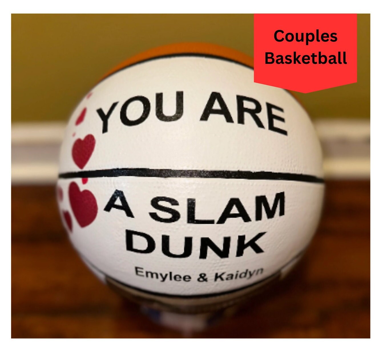 Senior Night Gift | Homecoming | Basketball for Boyfriend or Girlfriend | Couples Basketball | Basketball Gift | Basketball | Coach Gift