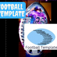 Football | Football Template | Custom Football Template | Photo Football | Ball Wrap Template | Ball Wrap | Personalized Football Template