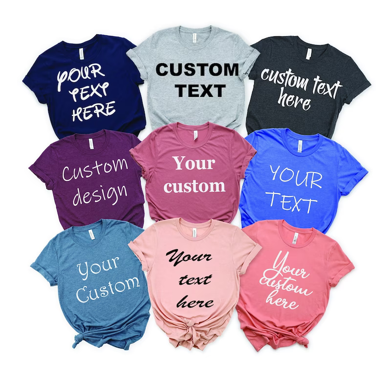 Custom Event Shirts | Personalized T-Shirts for Parties | Unique Party Favor Tees | Birthday, Corporate, and Family Reunion Shirts