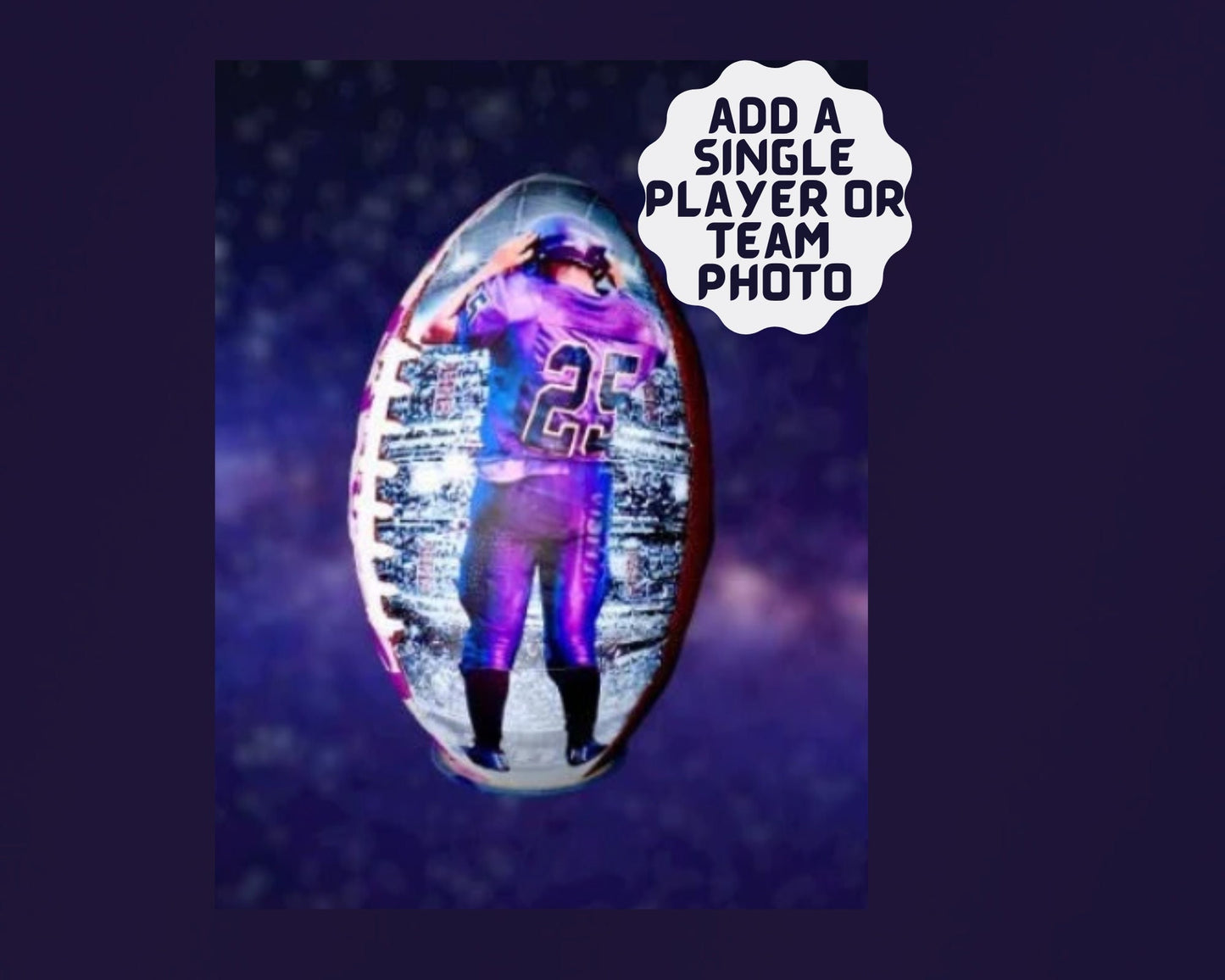 Football | Photo Ball | Customized Football | Gift | Football Gift | Coach Gift | Sports | Photo Ball | Picture Football | Football | Team