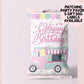 Ice Cream Theme Chip Bag Party Favor Template | Pink Decor Party Chip Wrap | Digital Chip Bag | Girls birthday | Ice Cream Truck | Chip Bag