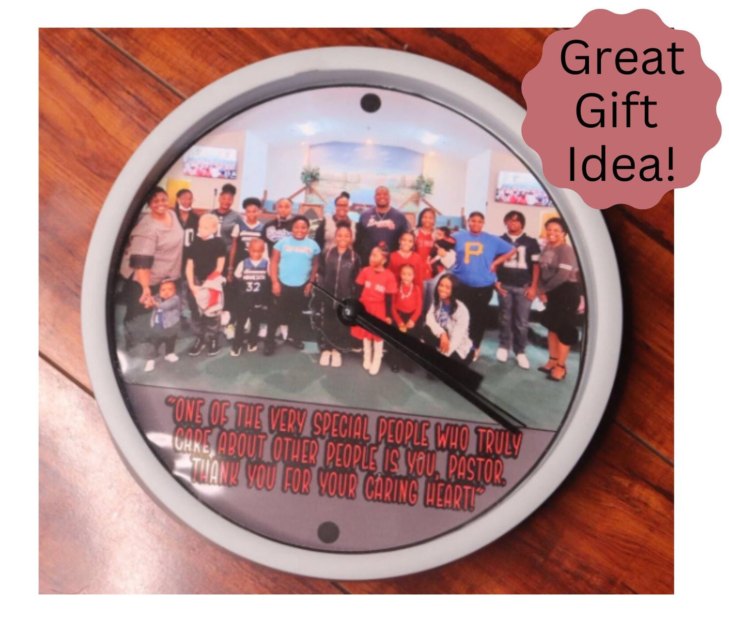 Clock | Photo Wall Clock | Christmas Gift | Personalize Gift | Logo Clock | Photo Gift | Home Decor | Wall Decor | Family Photo | Teen Gifts