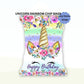 Unicorn Rainbow Chip Bag, Party Chip Bag, Unicorn Party Favor, Rainbow Birthday Party Favor, Birthday Party, Girls Birthday Party, Digital