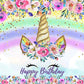 Unicorn Rainbow Chip Bag, Party Chip Bag, Unicorn Party Favor, Rainbow Birthday Party Favor, Birthday Party, Girls Birthday Party, Digital