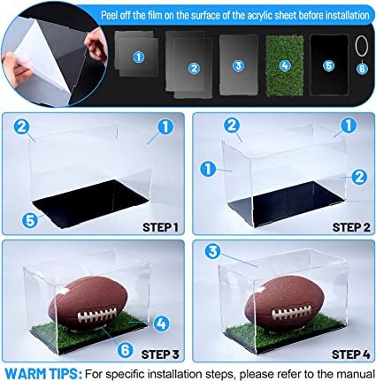 Football Case, Ball Display Case for Football , Football Case, Acrylic Case for Sport Ball, Football Storage Display Case, Acrylic Case