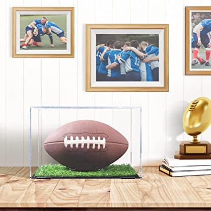 Football Case, Ball Display Case for Football , Football Case, Acrylic Case for Sport Ball, Football Storage Display Case, Acrylic Case